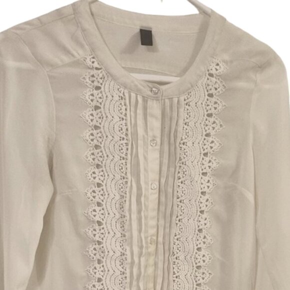 Vero Moda Cream Chiffon Blouse - Picture 3 of 6